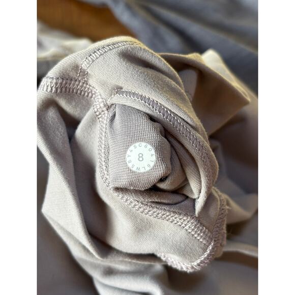 Lululemon Wunder Under Light Gray Pant High Rise Tech Mesh Leggings Size 8 - Picture 8 of 8